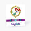 Convite Infantil Festa Pequena Sereia 1 aninho Personalizado